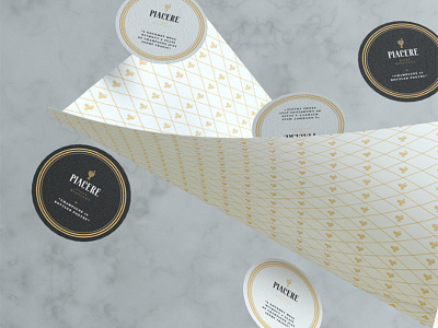 PIACERE brand branding design graphic identity logo logotype