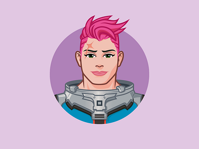 Overwatch - Zarya 2d illustration overwatch zarya