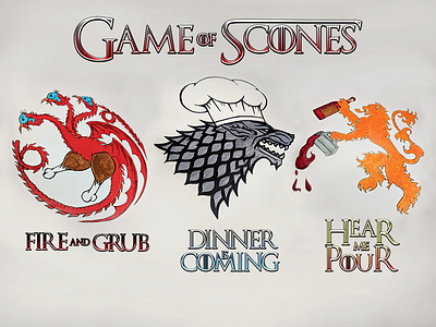 Game of Scones game of thrones lannister stark targaryen thanksgiving