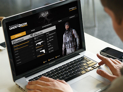Tom Clancy's Ghost Recon Wildlands - Ghost War - PVP UI game gaming ghost recon ghost war gui rank stamenix ubisoft ui ux