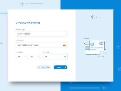 Daily Ui 002 challenge credit card dailyui dashboard form