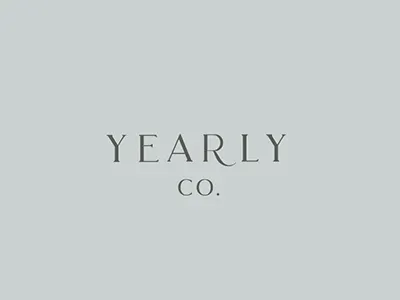 Yearly Co. branding design identity logo
