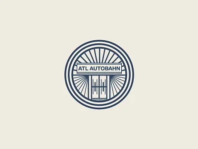 ATL AUTOBAHN Monogram automobile automotive brand crest identity logo logo design logotype monogram