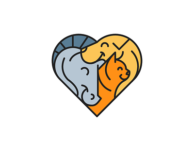 Animal Love animal cat cats dog dogs heart horse horses love
