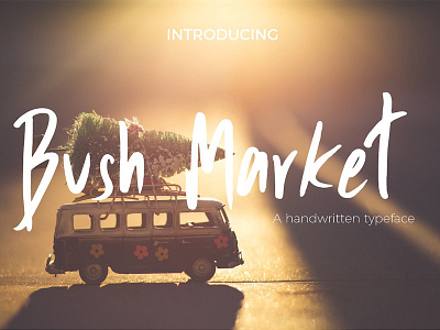 Bush Market Script Font aggressive bouncing brush market christmas christmas font fast font hand lettered handwritten header marker script