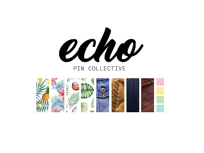 Echo Teaser branding handlettering identity logo packaging