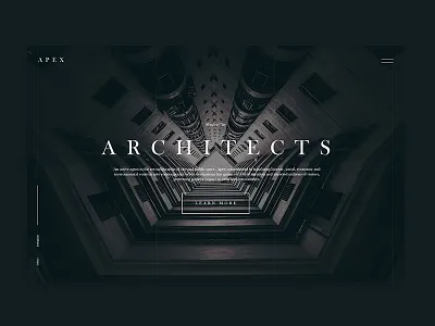 Apex Arquitectos / México apex arquitectos clean minimal ui ux web design website