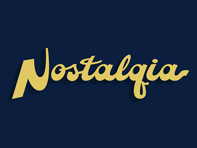 Nostalgia. Italian lettering heritage danilo mancini death and rebirth illustration insegneitaliane italiansigns rebirth retro sailor danny talianlettering vintage vintage style
