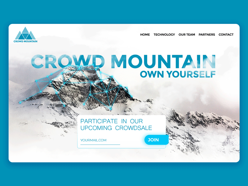 Landing Page Hero clouds crowd design fog hero landing mountain page web wordpress