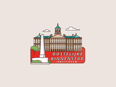 Snapchat geofilter | Amsterdam / Centrum / Oostelijke Binnenstad amsterdam architecture building geofilter illustration monument museum snapchat sticker the netherlands