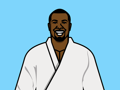 Little Illustration - Teddy Riner illustration judo sport teddy riner