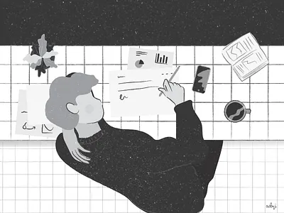 Late Night studying coffee desk exams sleep student study texture tiles top university view work