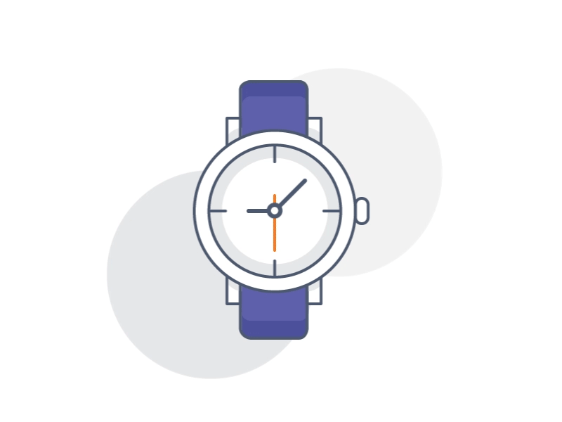Just Another Watch animation flat illustration line art watch