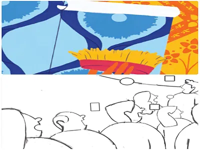 WIP! conceptual editorial editorial illustration illustration magazine pattern sofia sita wip