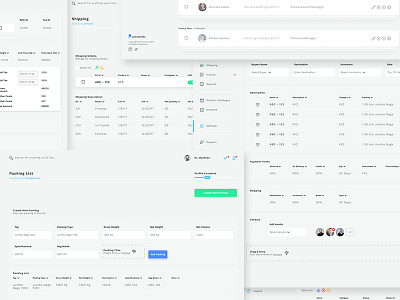 Admin - Dashboard admin clients dashboard desk help invoice management packing report settings shipping webdesign