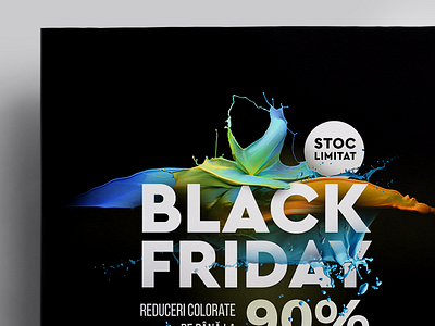 Black Friday newsletter cover banner black black friday colors newsletter sale splash