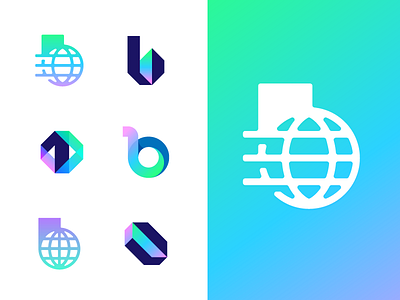 Binary Frontier - Part 2 0 1 b binary educate era frontier future futuristic gradient monogram world