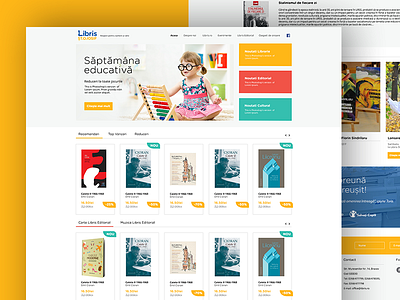 Online Bookstore book bookstore e commerce online webdesign website