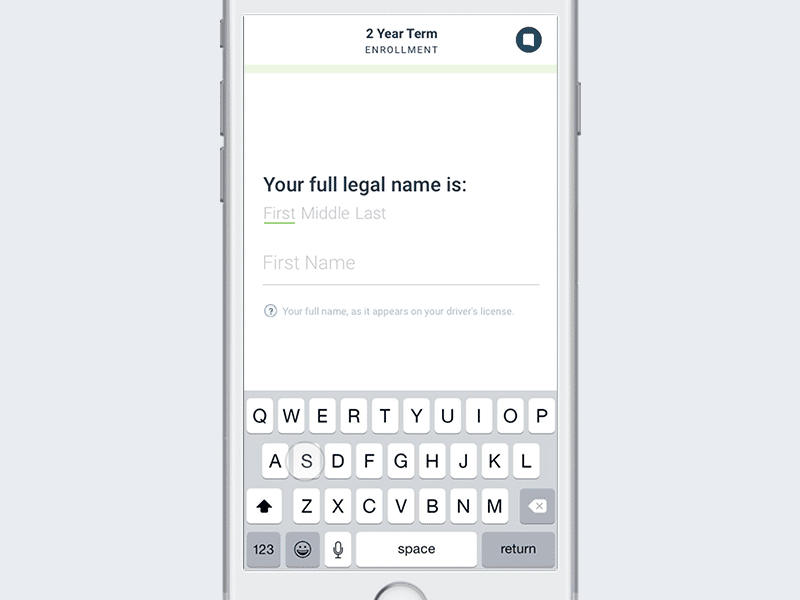 Name Input gif name entry prototype ui