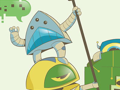 Nanobots computer illustration illustrator nanobot nanobots robot robots