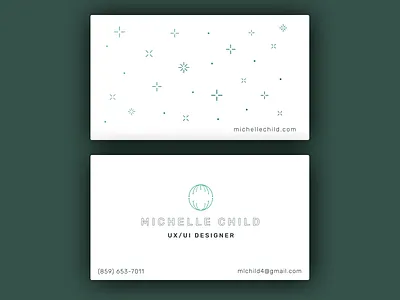 Business Cards business card minimal personal portfolio ui ux web design