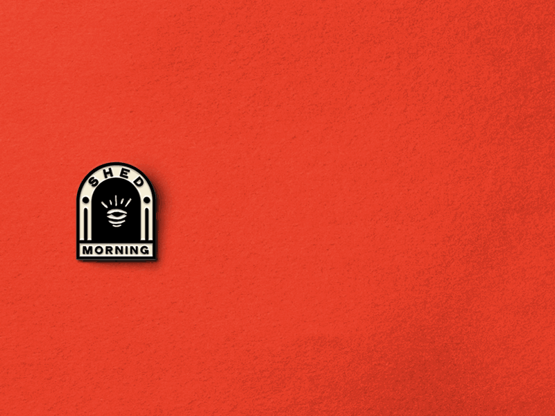 Morning Noon & Night austin barber branding canales cult design enamel illustration one of us pin shed texas