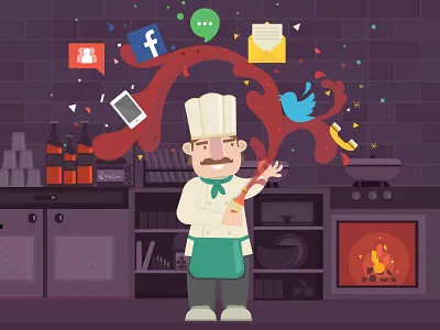 The Secret Sauce to Customer Happiness chef fireplace glass kitchen sauce secret