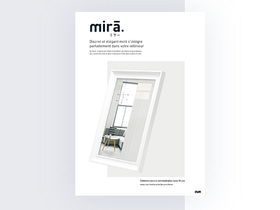 Poster mirā design graphisme landingpage poster project ui ux web website