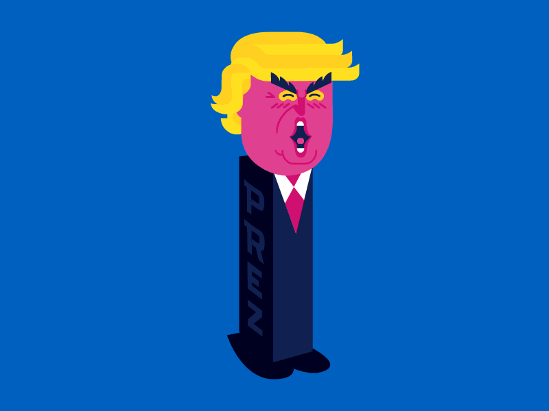 PREZ Dispenser bullshit pez poop trump twitter yuge