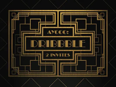 2 Dribbble Invites! draft dribbble illustrator invites photoshop