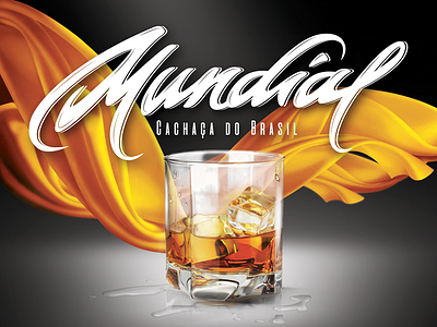 Mundial alcohol brasil brazil handlettering lettering logo logotype mundial typo typography