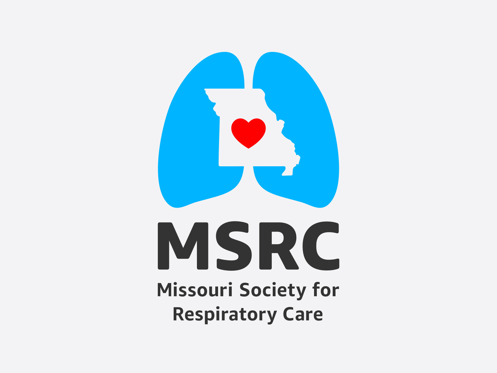 MSRC Logo Concept branding care heart logo lungs medical missouri society