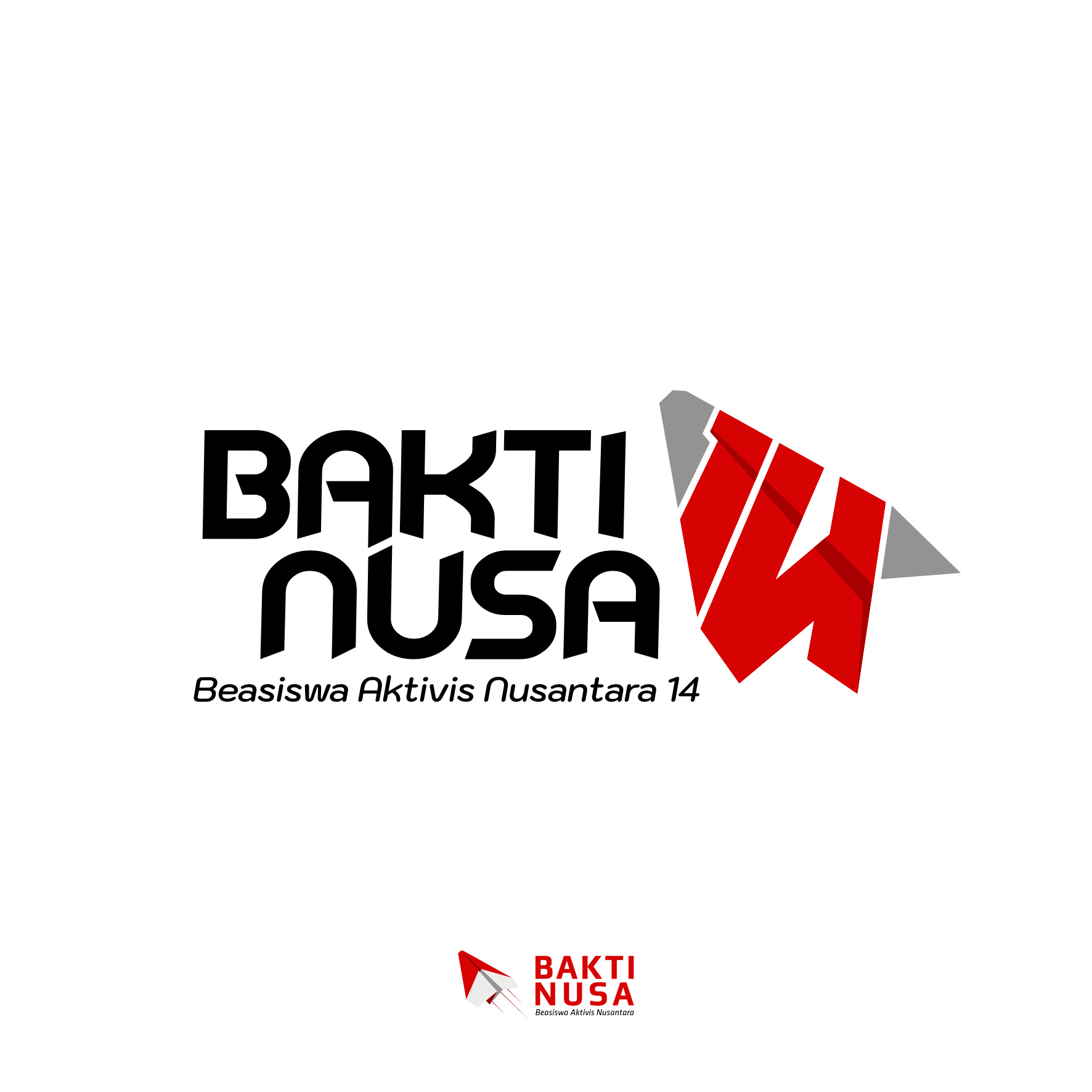 Bakti Nusa Batch 14 graphic design logo