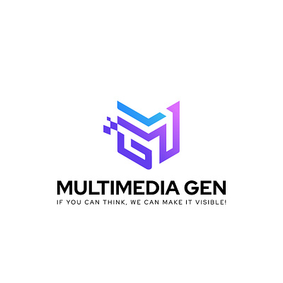 My Latest Project For The Multimedia gen Logo Design Concept digital marketing logo icon logo logo concept logo design logo idea logo maker