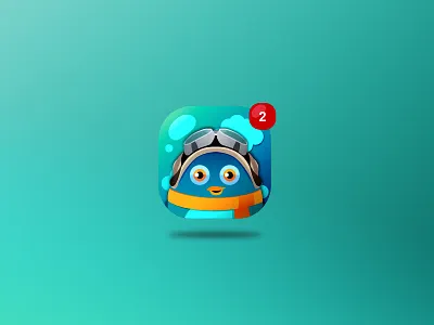 Awid App icon app app icon bird fly green icon illustration ios iphone logo minimalistic travel