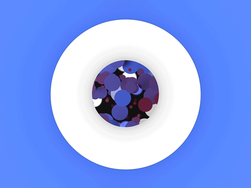 Happy Hole Punch Day c4d cinema 4d flat particle xparticles