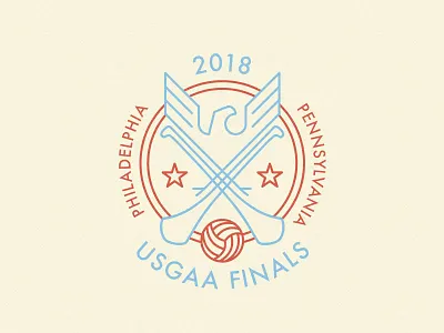 US Finals Crest 1.0 crest eagle gaa hurling logo roundel sports