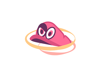Cappy cappy character game mario nintendo odyssey vector