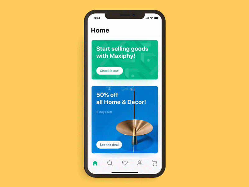 Marketplace app interaction e commerce interaction ios 11 iphone x marketplace mockup ui ui animation ux