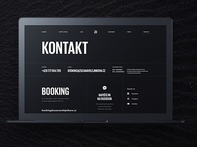 Contact page black contact contact page dark page dark ui narrow font web webdesign website