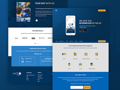 Ingo Landing Page design landing page ui website