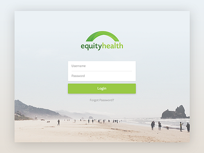 Log in app clean creative design flat health log in project ui ux web