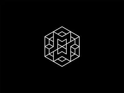Geometric Mark - M brandmark geometric logo logo collection m mark monoline symbol