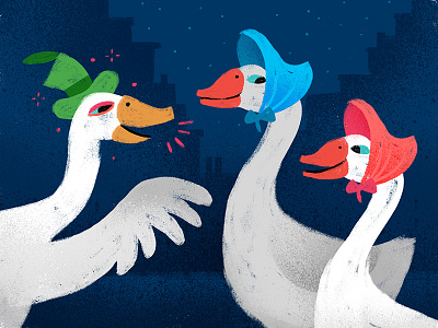 DISNEY-Geese from 'Aristocats' geese