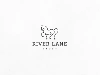 Horse line art agriculture elegant line art logo luxurious minimal minimalistic modern ranch simple