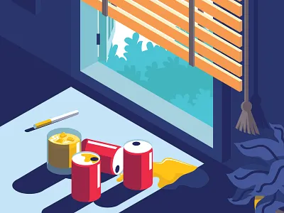 Unwind flat graphic design illustration isometric vector