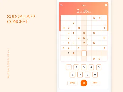 Sudoku app games ios numbers sudoku table ui