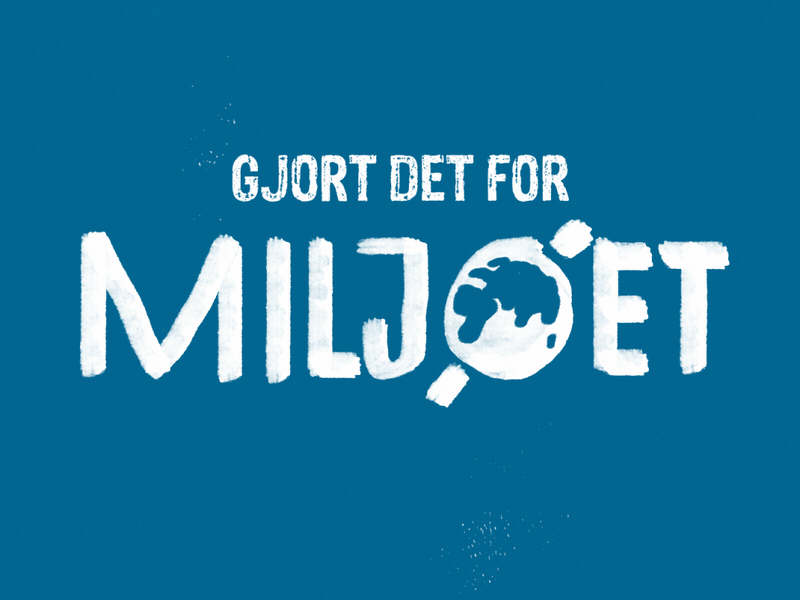 Naturli' × For the Environment 2d animated animation cel food handmade type vegan