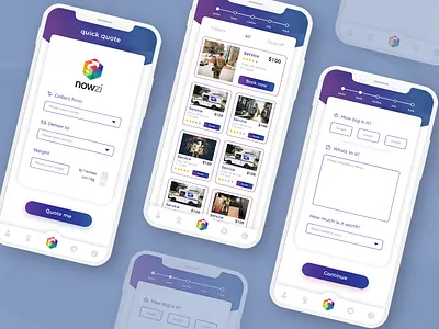 Global courier App design app application blue contest courier global inspiration iphone iphone x iphone x mobile new design