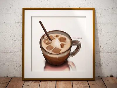Food Illustrations #4 design digital art drawing food illustration painting tea thai